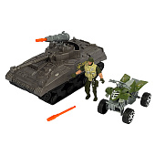 Игровой набор танк квадроцикл солдатик 1000488 1